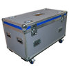 General Purpose Road Trunk Flightcase Grey With Blue Trim Lid